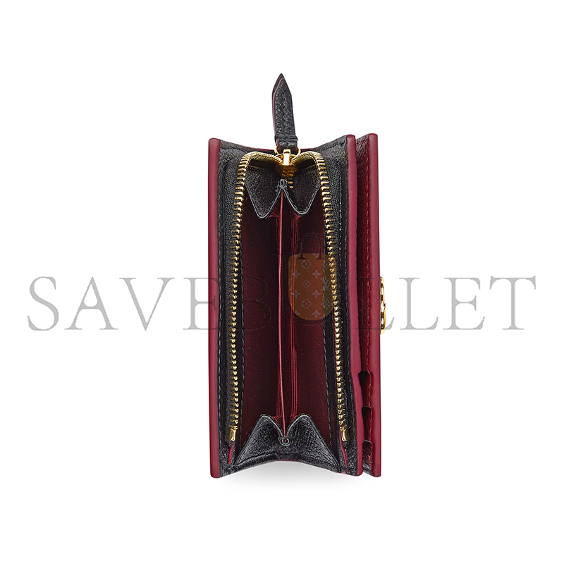 Gvc*1 bi-color gg marmont small wallet 772738 (11.5*8*3cm)